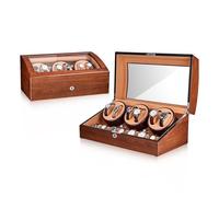 Scatola Per Automatici Orologi 6+7 Scatola Per Orologi Di Lusso Morbido Cuscinetto Per Orologio Dotato Di Motore Silenzioso E 5 Modalità Di Rotazione Per Uomo E Donna