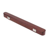 Scatola per bacchette in legno, custodia per bacchette per banda, accessori protettivi per strumenti musicali con fibbie fisse, scatola in legno composito fatta a mano per (round box)
