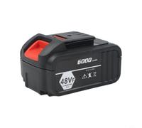 Scatola per batterie da 18 V 21 V per Dayi per A3, robusta custodia in plastica con scomparti per batterie agli ioni di litio e accessori, organizer per smerigliatrice angolare, nero, 10 celle (E)