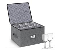 Scatola per bicchieri da vino, 1 pezzo, contenitore rigido per bicchieri a stelo, scatole di cartone con divisori per 12 bicchieri in cristallo, bicchieri da vino, calici da champagne