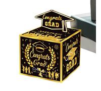 Scatola Per Biglietti Di Laurea - 2026 Riutilizzabile Estraibile Con 30 Sacchetti | Divertente Porta Soldi Per Contanti 3x13x11 Cm | Per Ragazzi, Bambini, Adulti, Studenti, Adolescenti, Scuole Superio