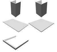 Scatola per Blocchi Jenga Gioco Guida Impilamento Stampato 3D Organizer
