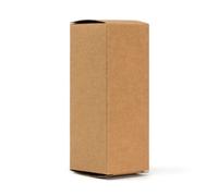 Scatola per bottiglie ambrate da 50 ml - Marrone