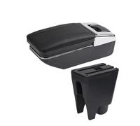 Scatola per bracciolo auto Per Citroen C1 2010-2020 Bracciolo Console Storage Box Interni Accessori Auto Dedicati Braccioli per Auto(A black line NO USB)