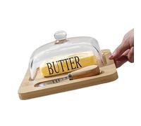 Scatola Per Burro,Contenitore in con Coperchio - Contenitore Portaburro Con Tagliaburro | Per Bancone Della Cucina Tavola Da Pranzo Colazione All Aperto Picnic Caffè Panetteria Festa