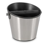 Scatola per caffè espresso in acciaio inossidabile con barra in metallo staccabile per fondi di caffè di piccole dimensioni Puck Knock Box Accessori per caffè espresso Strumenti per bar a casa