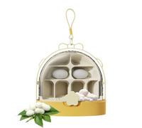 Scatola per campanelli di bachi di seta, scatola per bachi di seta - Escape-Sof The Clear Ventilated Safe Frog Gabbia | Gabbia per contenitori per rettili per il campo del progetto scientifico