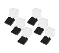 Scatola per campioni quadrata da 6 pezzi: 3,5 cm/1,38 Scatole trasparenti per