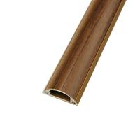 Scatola per canaline elettriche, Confezione da 2 canaline autoadesive for cavi da pavimento da 1 metro multicolore, diverse misure(Brown C,7#)