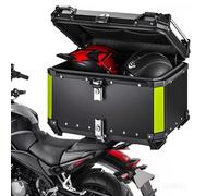 Scatola per casco moto Custodie per attrezzi portaoggetti per bagagli posteriori in alluminio CNC con coda superiore Blocco bagagliaio per YAMAHA Per Honda Per BMW Per Turismo 45L
