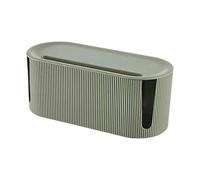 Scatola per cavi | Organizzatore Cavi Management | Multiple Desk Socket Case Safe Conservation per adattatore e caricatore Design Saving Design con coperchio resistente per uso domestico