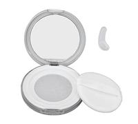 Scatola per Cipria Vuota 3 G, Contenitore Portatile Sfuso Ricaricabile per Trucco, Contenitore per Fard con Supporto per Soffio, Specchio Sottile Compatto e Setaccio a Rete