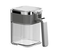 Scatola Per Condimenti: Contenitore In Trasparente, Design Con Coperchio Sigillato, Contenitore Per Spezie, Porta Condimenti, Capacità 380 Ml, Barattolo Organizer Da Cucina, ContenitorePer Sale