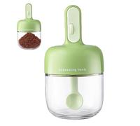 Scatola per condimenti - Vasetti di vetro per spezie, Scatola di condimento in ABS | Vasetti di condimento a prova di umidità, contenitori di condimento durevoli, barattoli di sale e pepe