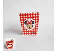 Scatola Compleanno ideale per popcorn confetti Minnie Disney set 20 pz art 68028