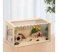 Scatola per covare pulcini Gabbia robusta in legno per criceti, gerbilli,