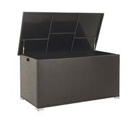 Scatola per Cuscini Marrone Rattan Sintetico Coperchio 155 x 75 cm 770 L Modena
