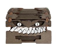 Scatola Per Ḋadi In Legno - Cassapanca Decorativa, Porta Ḋadi Da Gioco Da Tavolo, Ampio Spazio Per Giochi Da Tavolo Per Famiglie | Accessorio Portatile Per La Raccolta Dei Giocatori Set Da Per