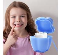 Scatola per denti per bambini: 10 pezzi per conservare i ricordi colorati, protezione primi denti per pietre miliari dei bambini piccoli | Memory Keeper per ragazzi ragazze