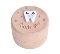 Scatola per denti persi per bambini in legno - Scatole per denti | Cassetta portadenti, scatola portadenti per bambini, custodia per il primo dente dei denti, contenitore del tesoro della fatina dei d