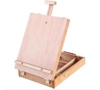 Scatola per dipingere Schizzi Portatile Grande scatola portatile in legno for pittura a olio, blocco da disegno, cavalletto, tavolo, cassetta degli attrezzi for, for riporre la for artista
