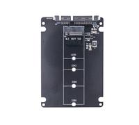 Scatola per Disco Rigido Esterno M.2 NGFF SSD A SATA3 6Gbps Scheda Adattatore Dual-Use M.2 NGFF A Scheda Adattatore SATA3.0 per PC