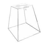 Scatola per donazioni in acrilico con urna elettorale trasparente per eventi