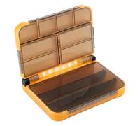 Scatola per esche da pesca pieghevole a doppio strato - Trasportatore porta | Organizer pieghevole per attrezzatura pieghevole a doppio strato in ABS compatto e resistente disponibile nelle misure grande