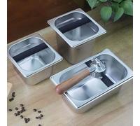 Scatola per espresso, facile da pulire, grande capacità, acciaio