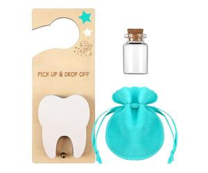 Scatola per fatina dei denti - Contenitore per per bambini con dentini da latte | Borsa per regali per ragazzi e ragazze, squisiti porta souvenir per vetrina da camera da