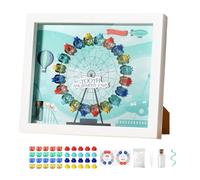 Scatola Per Fatina Dei Denti - Cornice Per Raccolta Denti 27x23 Cm, Organizer Per Ricordi Del Bambino, Scatola Per Esposizione Fatina | Cornice Per La Memoria Dei Primi, Organizer Da Collezione