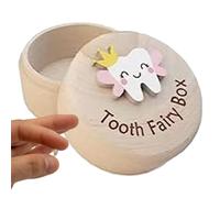Scatola Per Fatina Dei Denti Intagliata In |) Scatola Per I Ricordi Dei Denti Da Latte In Legno - Custodia In Legno Per Fatina Dei Denti 5x5x3,5 Cm, Scatola In Legno Intagliato Per Denti Da Latte,