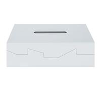 Scatola per fazzoletti bianchi Silhouette ABS Spirella