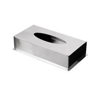 Scatola per Fazzoletti in Acciaio Inossidabile con Pellicola Protettiva