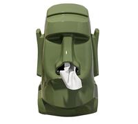Scatola per fazzoletti in piedi per l'isola di Pasqua - Creativo Napkin Organizer Holder, Distributore di carta divertente | Occhiali da sole Tavolo di Ghiaccia, Mensola Camera da letto Soggiorno