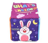 Scatola per Fazzoletti per Bambini, Giocattoli Morbidi e Sicuri per l'apprendimento Precoce con 8 Sciarpe per Regali di Compleanno per i più Piccoli (Modello di Dinosauro)