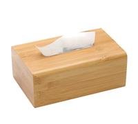 Scatola per fazzoletti Performore in bamb - Scatola per fazzoletti rettangolare in legno resistente all'acqua - 27 x 15,5 x 11,5 cm - Ideale per