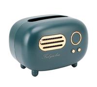 Scatola per Fazzoletti Vintage, Dispenser per Salviettine Umidificate, Porta Carta da Tavolo Decorativo (Verde)