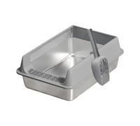 Scatola per gatti con coperchio con cappuccio | Vassoio chiuso con porta a pattina e controllo degli odori | WC contro il filtro al carbone contro le fuoriuscite | Scatole di profondità per