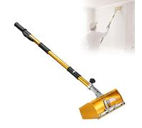 Scatola per Giunti Cartongesso con Asta Telescopica in Alluminio | Utensile per Giunti con Doppia Molla, Testa Orientabile e Rullo per Stucco su Pareti e Soffitti in Cartongesso(8in)