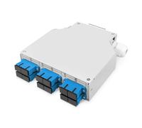 Digitus Scatola per guida top-hat in fibra ottica OS2, equipaggiata con adattatore SC e pigtail