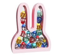 Scatola Per I Denti Da Latte - Portaoggetti A Forma Di Coniglio, Organizer Per Bambini, Scatola Dei Ricordi Etichettata, Diario Della Crescita | Casa Dei Conigli, Scuola, Compleanni E Altri Importanti