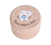 Scatola Per I Ricordi Dei Denti - Contenitore In Legno Per I Dentii Da Latte, Organizer Salva-denti Per Bambini, Scatola Sicura Per I Persi | Porta Ricordi Per I Primi Dentii E Riccioli, Regalo