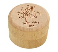 Scatola Per I Ricordi Dei Denti Da Latte - Graziosa Scatola In Legno Intagliato Per I Denti Da Latte | Regali Fata | Scatole E Barattoli Per Ricordi | Salvadenti Per Baby Shower E Regalo Di