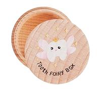 Scatola Per I Ricordi Dei Denti - Porta Denti Da Latte In Legno, Organizer Sicuro Per La Conservazione Della Memoria, Custodia Resistente Per La Raccolta Dei, | Scatola Salva-denti Personalizzat