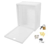 Scatola per il latte Portico anteriore per pacchetti Contenitore per latte Custodia a parete per pacchetti Custodia per latte con serratura Custodia per il latte Custodia per pacchetto esterno