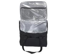 Scatola per il Pranzo Isolata 22 Litri Nera XL Scatola Termica Portatile per Esterni di Grande capacità Foglio di Alluminio Maniglia Interna Comoda Capacità Aumentata Blocco