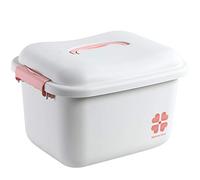 Scatola per la conservazione dei medicinali Scatola di plastica for il pronto soccorso, kit medico, porta medicinali, pillole, contenitore portatile multiuso for uso domestico, 3,5 l(3.5L)