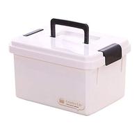 Scatola per la conservazione dei medicinali Scatola di plastica for il pronto soccorso, kit medico, porta medicinali, pillole, contenitore portatile multiuso for uso domestico, 10 l(10L)