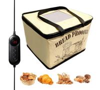 Scatola per la fermentazione per il pane con riscaldamento, lievito naturale, pieghevole, per il controllo della temperatura, per la fermentazione, per il pane, yogurt, natto (40 x 31 x 25 cm)